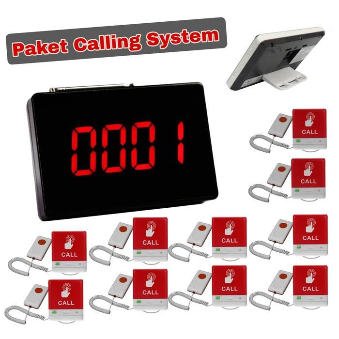 CALLING SYSTEM BEL ALARM PANGGIL RESTAURANT HOSPITAL RUMAH SAKIT KLINIK SPA KTV KARAOKE BELL