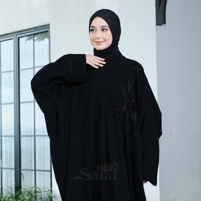 Abaya Turkey Gamis Hitam Turki Kaftan Arab Saudi