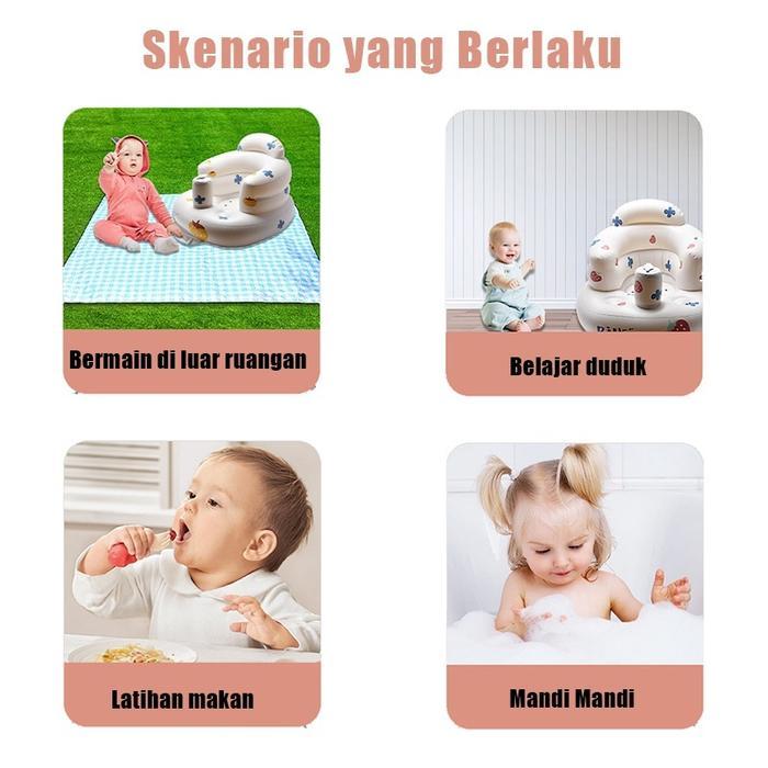 Duffy ToysSofa Tiup Untuk Bayi Sofa Bayi / Kursi Bayi Tiup Belajar Duduk / Sofa Tiup Untuk Bayi Sofa