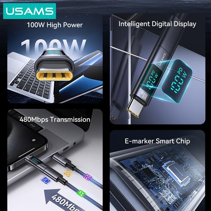 Usams Au18 Adapter Converter Type C To Lightning