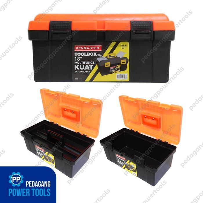 Toolbox / Tool Box Kenmaster 18" Besar / Kotak Perkakas Murah