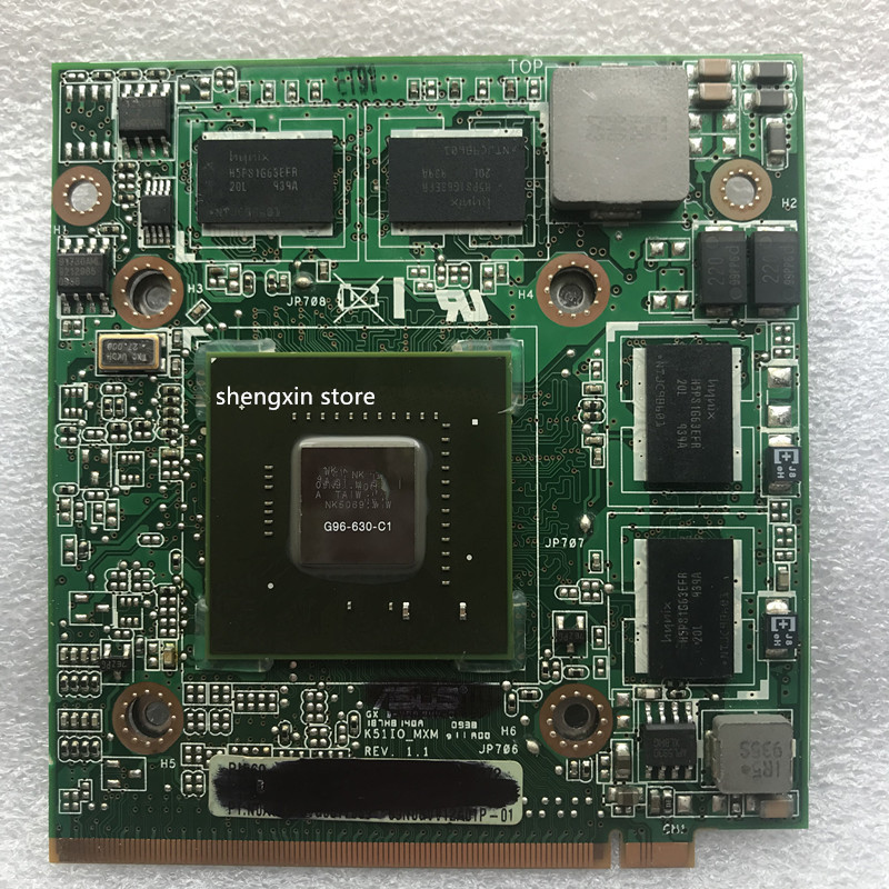 For K51 K51IO K61IC K70IO Graphic VIDEO CARD G96-630-C1 1GB VGA for GeForce 9600M GT 220M