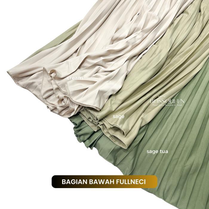 Rok Plisket 100 Cm / Rok Plisket Wanita / Rok Plisket Panjang Dewasa Karet Muslim Bawahan Casual