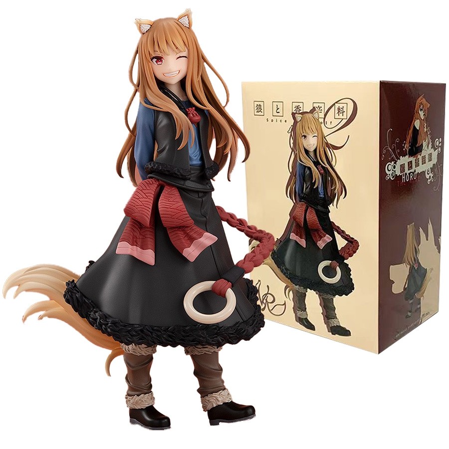 17cm Spice and Wolf: MERCHANT MEETS THE WISE WOLF Anime Figure Wolf Holo Action Figure PVC Adult