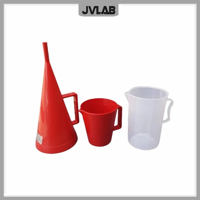 Terbaru Plastic Marsh Funnel Viscometer Marsh Mud Petroleum Drilling Fluid Stop Watch 946ml Test Det