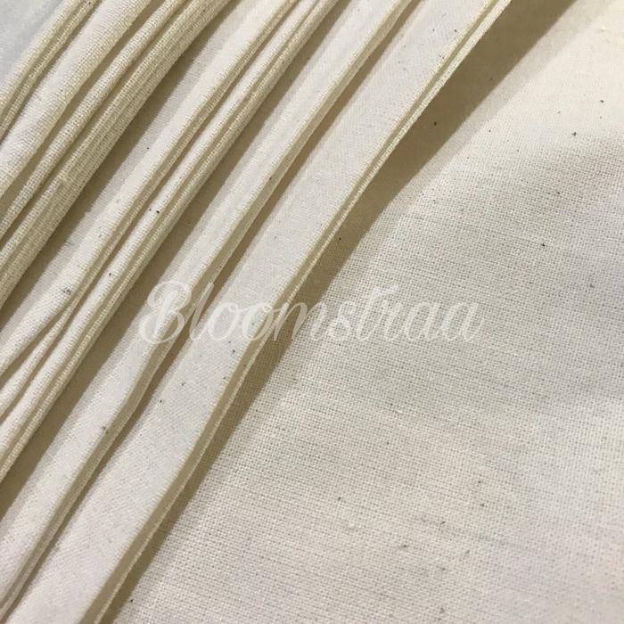 [] Kain blacu sedang putih bahan blacu greige raw white katun mori belacu