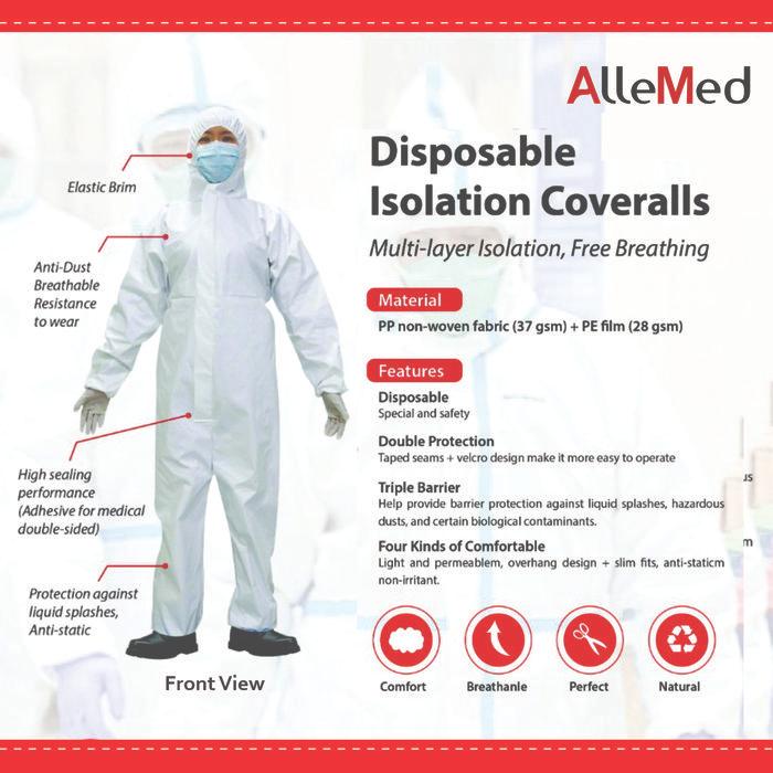 Hazmat Suit Medis / Medical Isolation Coverall