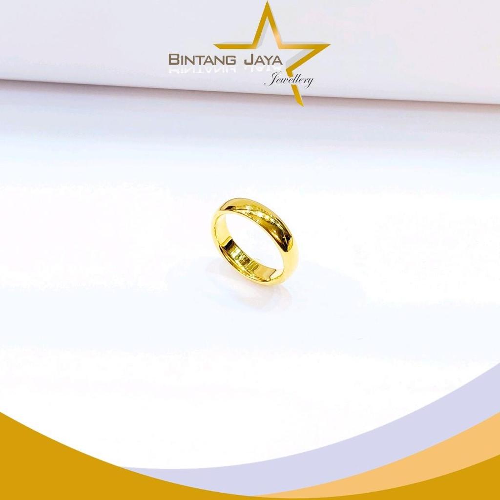 Cincin Emas Belah Rotan | Berat 1,99gr - Kadar 16K - Size 13 | Hampir 2 Gram (LJ)