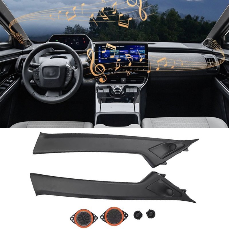Car A-pillar mid-tweeter surround speaker audio modification upgrade midtweeter 3D surround speaker 