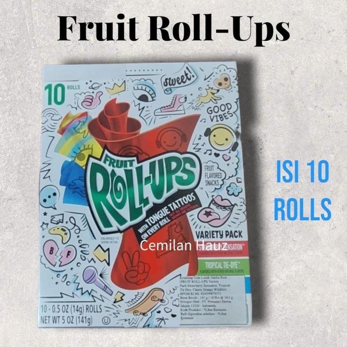 FRUIT ROLL UPS CANDY - PERMEN ANEKA RASA