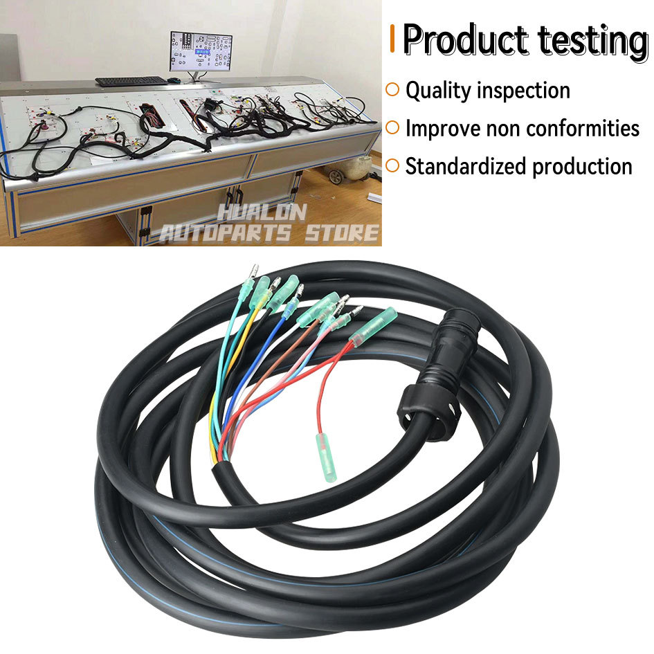 688-8258A-20-00 10Pin Control Box Cable Extension Cable Outboard Motor Accessories for Yamaha