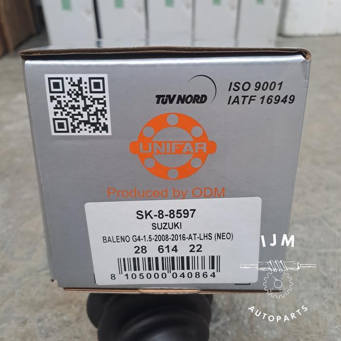 CV Joint As Roda Assy Kiri Suzuki SX4 & Neo Baleno Matic 2008 - 2016 Unifar