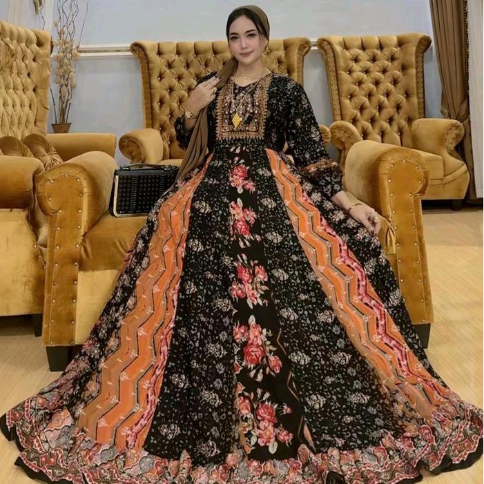 Gamis hindi Kajol Jeje terbaruu cantik