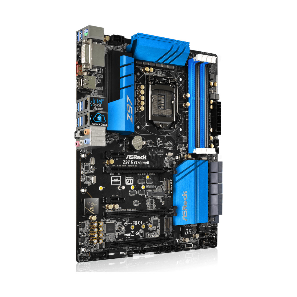 ASRock Z97 Extreme6 desktop board USB3.0 SATA3 DDR3 LGA1150 Z97 motherboard
