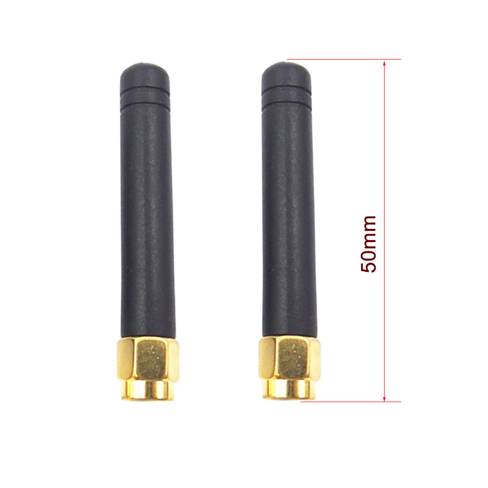 50PCS 2.4 GHz WiFi Antenna 2dBi Aerial SMA/RP-SMA Male Connector 2.4GHz Antenna Wifi Antenne For