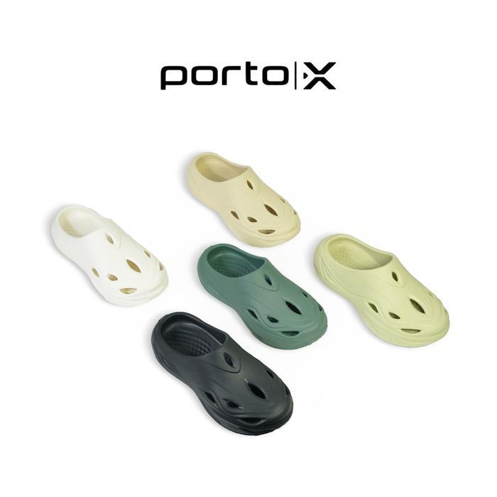 Porto X Sandals - Jean Clogs Sandal Sport Recovery Resting Olahraga Adaptifoam Premium