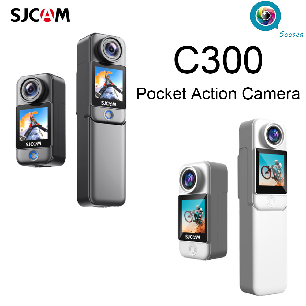 SJCAM C300 Pocket Action Camera 4K 30FPS 6-Axis GYRO Image Stabilization Super Night Vision 5G WiFi