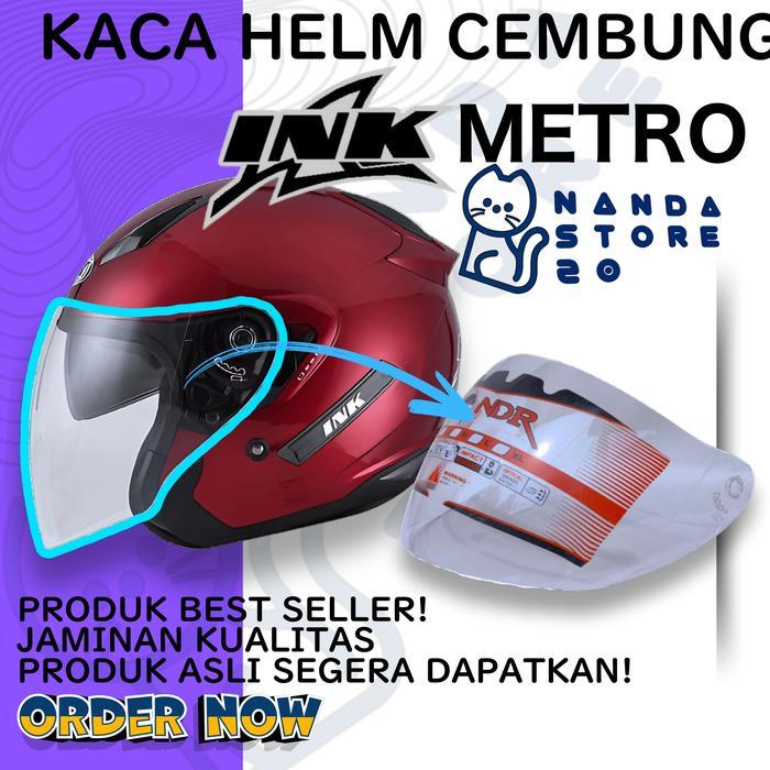 ASLI Kaca Helm INK METRO Visor Helmet CEMBUNG venom open ink metro 2 READY STOCK