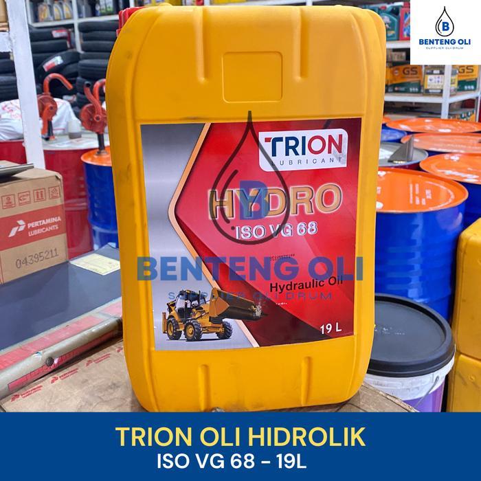 TRION OLI HIDROLIK ISO VG 68 19 LITER UNTUK SEMUA JENIS MESIN HIDROLIK