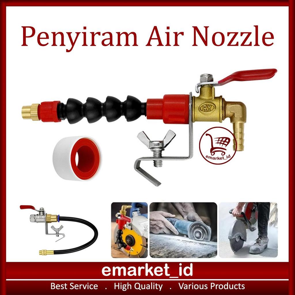 EM Penyiram Air Nozzle AK19 / Alat Siram Sprayer Selang Kabut Penyemprot / Anti Basahi Mata Gerinda 