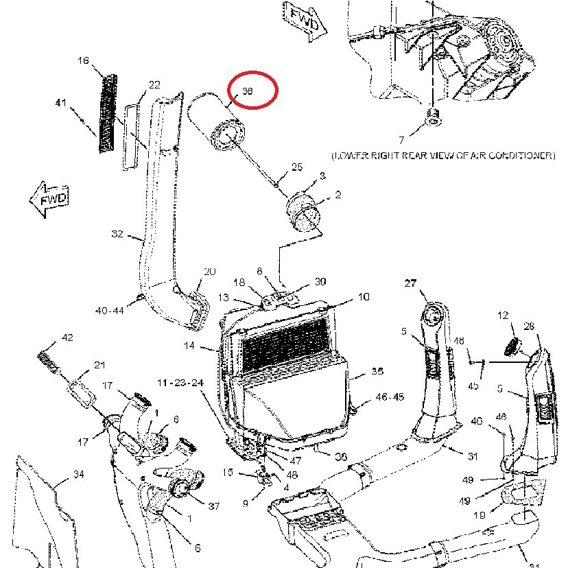 AIR FILTER ELEMENT Caterpillar BACKHOE LOADER