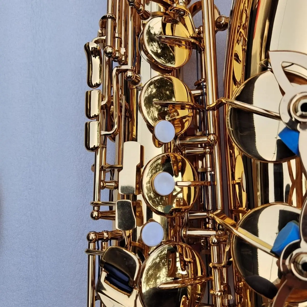 JTS700Q tenor saxophone in B-flat professional performance brass gold-plated tenor saxophone