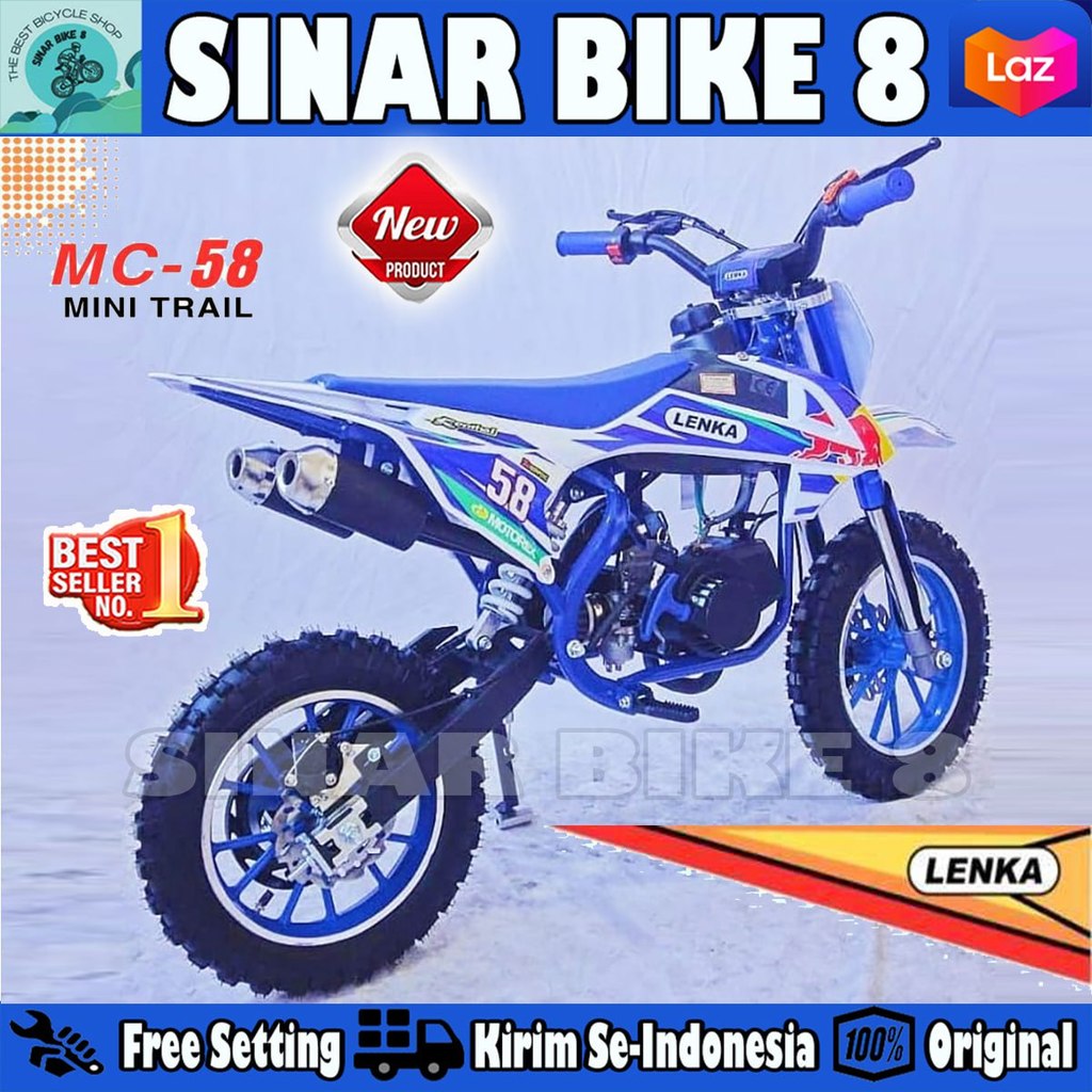 Mini Trail LENKA MC-58 / Motor Bensin Anak usia 8-12 thn