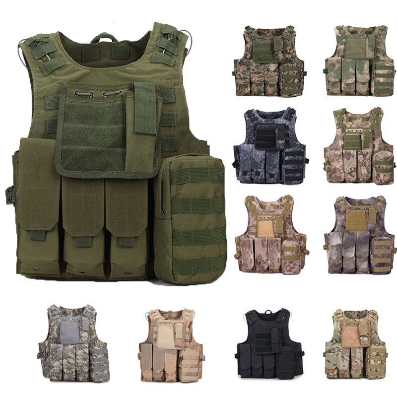 Usmc Airsoft Tactical Vest Molle At Assault Plate Carrier Tactical Vest Outdoor Clothing Hunting
