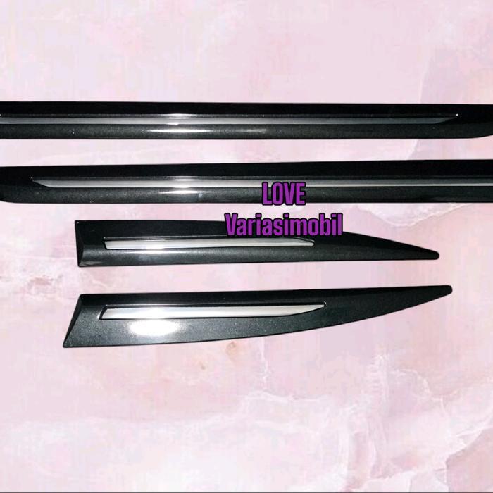 LIST BODY ALL NEW AVANZA XENIA GRAND AVANZA XENIA HITAM GLOSSY MODEL VELOZ 2012 2013 2014 2015 2016