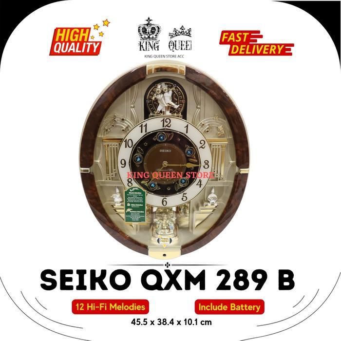 Jam Dinding SEIKO - QXM289B Melodies in Motion