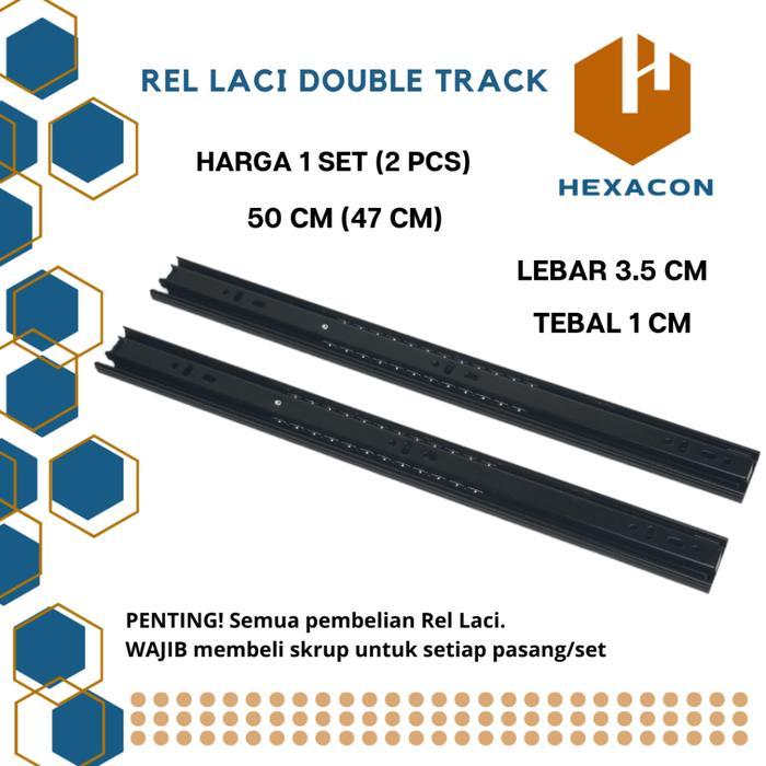 Rel Laci Double Track 50 Cm