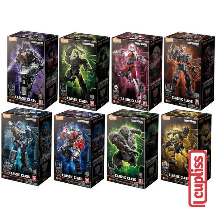 BLOKEES Figures Transformers 7 CC Optimus Primal Beast Robot Nemesis Prime Mirage Arcee Scourge