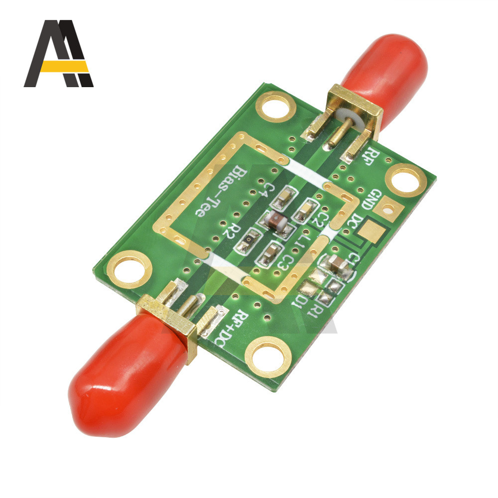 10MHZ-6GHZ BIAS TEE FREQUENCY FOR HAM RADIO RTL SDR LNA LOW NOISE AMPLIFIER DC 1-50V WITH CASE