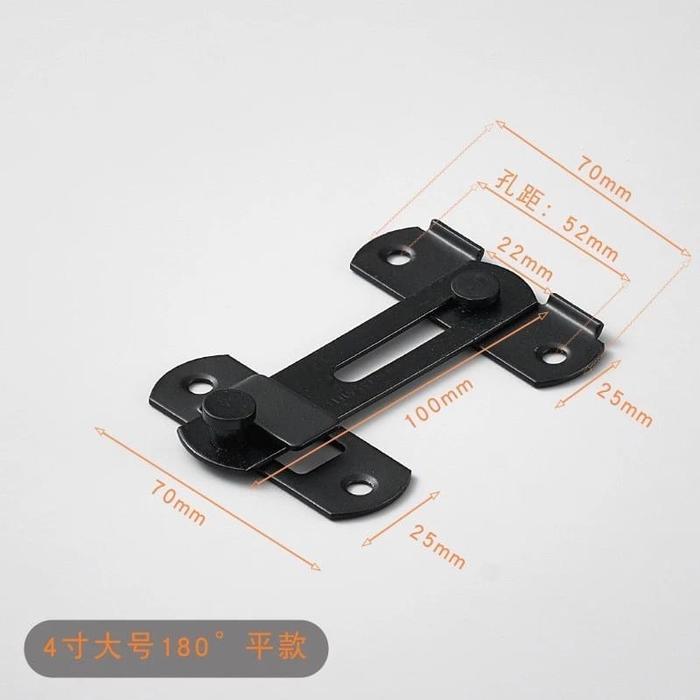 Grendel Pintu Geser 180 Kunci Pengaman Pintu Jendela Lemari SUS 304