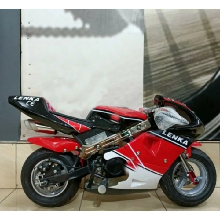 Motor Bensin Mini TRAIL Anak GP SPORT 49cc - Motor CROSS Anak - Motor Balap Anak - Motor Bensin Anak