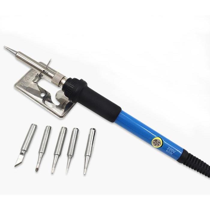 Solder Listrik Iron Adjustable Temperature 60W Alat Las Solder Listrik
