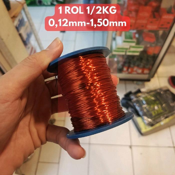 Diskon Kawat Tembaga Email Supreme 1Rol 1/2Kg - Kawat Tembaga Gulungan Supreme