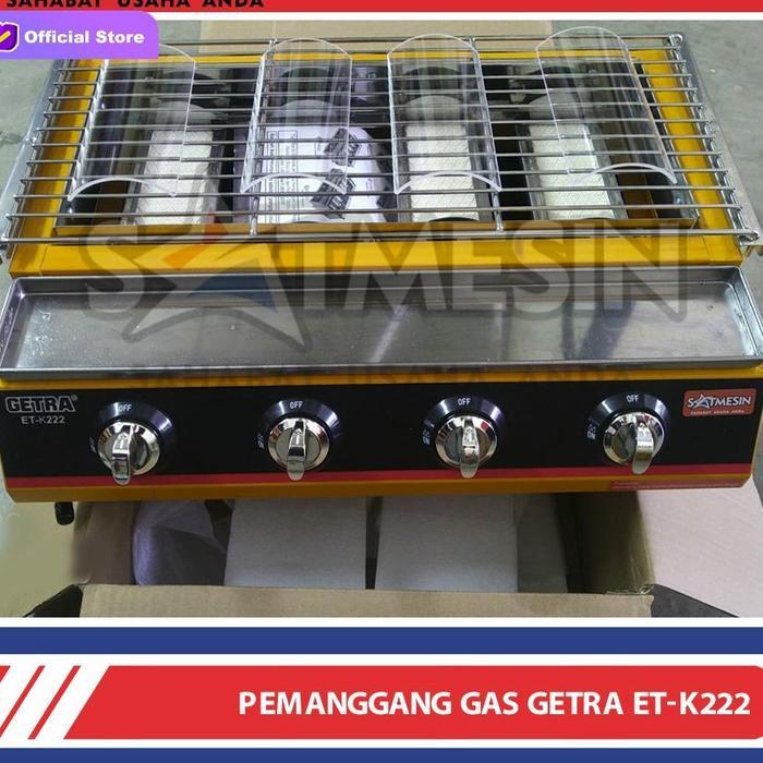 Mesin Pemanggang Sosis Bakar 4 Tungku (ET-K222) Getra