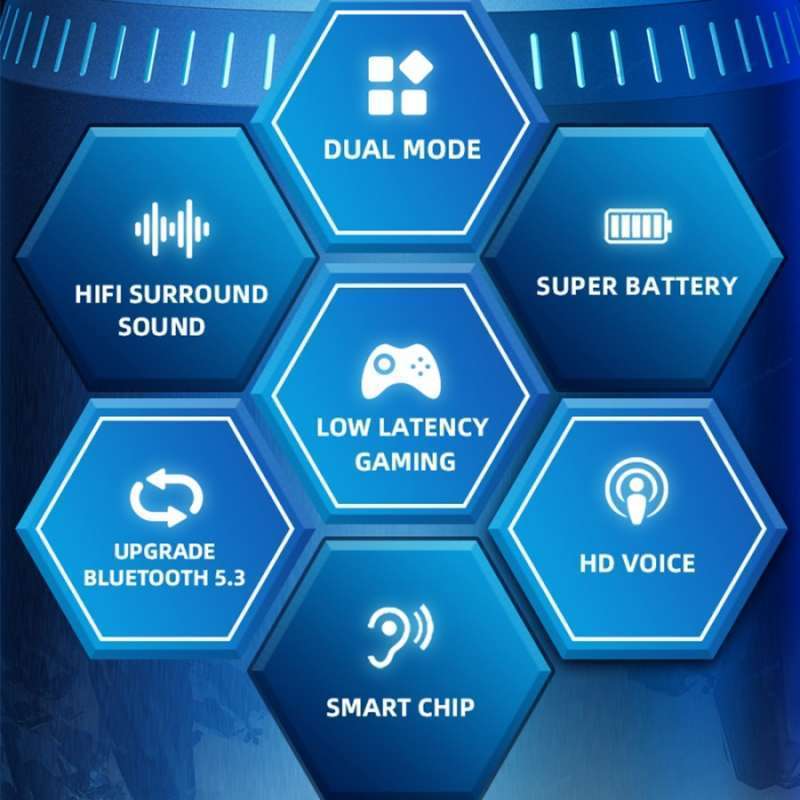 THINKPLUS GM2 PRO BLUETOOTH EARPHONE GAMING HEADPHONE TWS