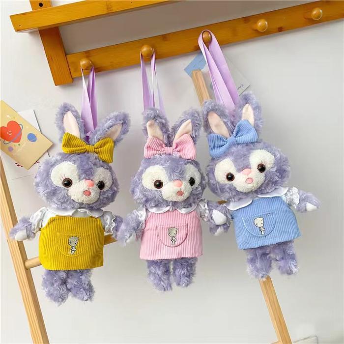 Cod&Ready Tas Ransel Lucu Fashion Motif Kartun Karakter Hewan Warna Ungu Kelinci Anak & Dewasa
