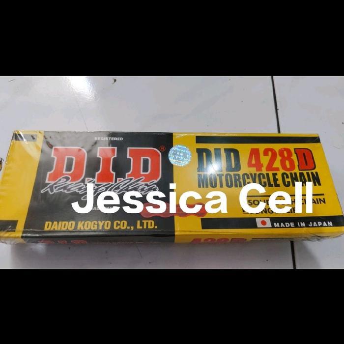 Berkualitas Rantai 428D Gold & Gold 130L Did Terlaris