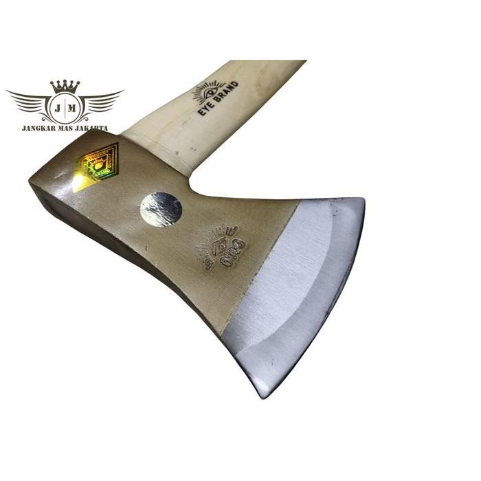 Kampak / Kapak Tajam Kuat Gagang Kayu Pemotong Kayu 600 Eye Brand