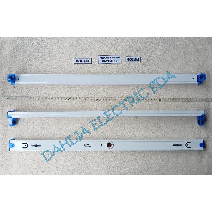 RUMAH LAMPU / BATTEN T8 WILUX PANJANG 60CM