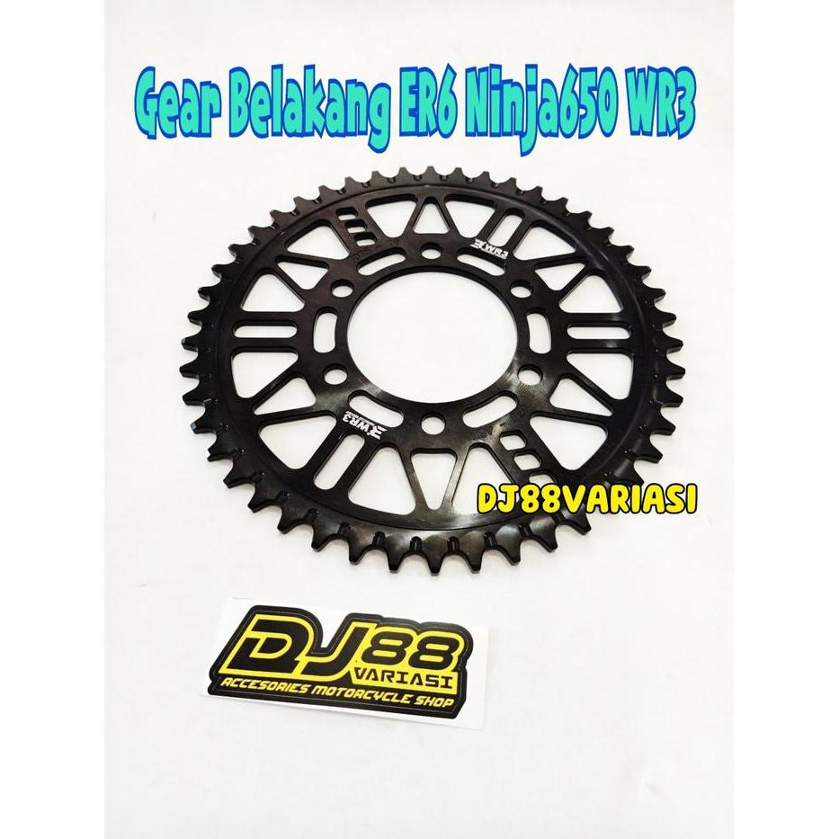 Gear belakang ER6n WR3 Ninja650 gir belakang uk 46 aksesoris er6n