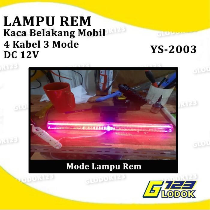 LAMPU REM STROBO KEDIP BRAKE STOP LIGHT TEMPEL KACA BELAKANG MOBIL