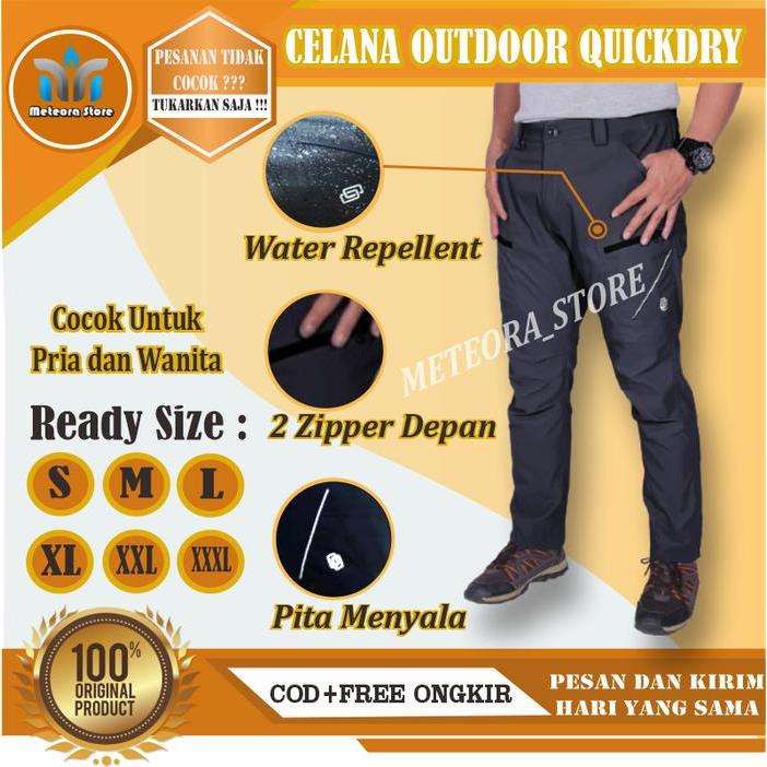 Eiger - Celana Gunung Panjang Pria Wanita Quickdry Hiking Strech Outdoor