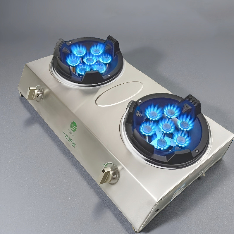 Multi-burner Gas Cooker Fierce Fire Stove Commercial Gas Stove High Flame Single and Double Cooktops