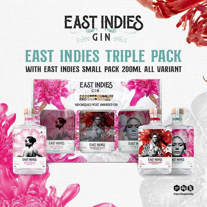 Exclusive Triple Pack East Indies Gin 200Ml