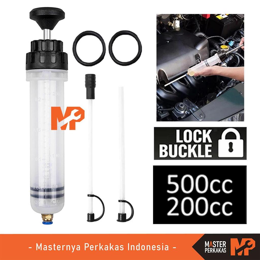MP Tangan Pompa Transfer Oli 200cc 500cc AJ82 / Bensin Pengisian Mobil Extractor Manual / Sedot Sunt