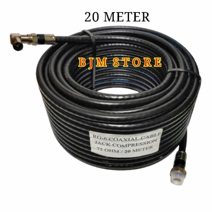 TERLARIS KABEL ANTENA TV /KABEL ANTENA DIGITAL 20 METER SALE